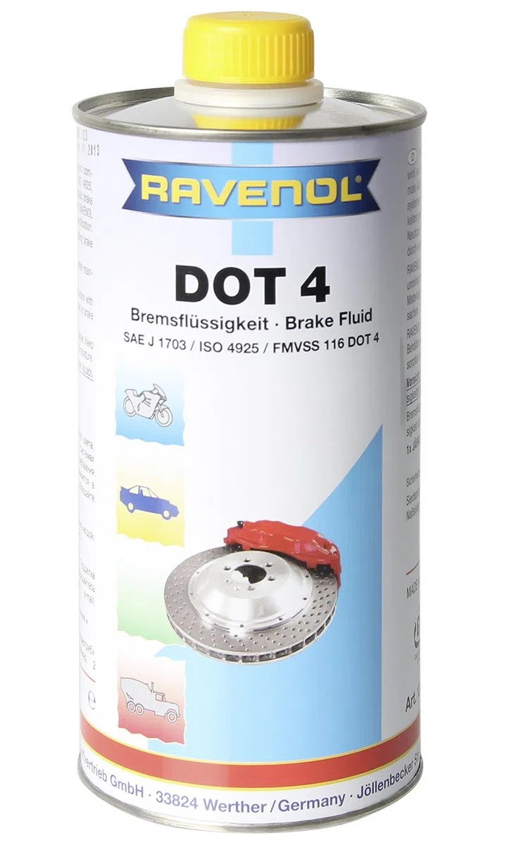 Ravenol Dot 4 Líquido de Frenos, 1 litro