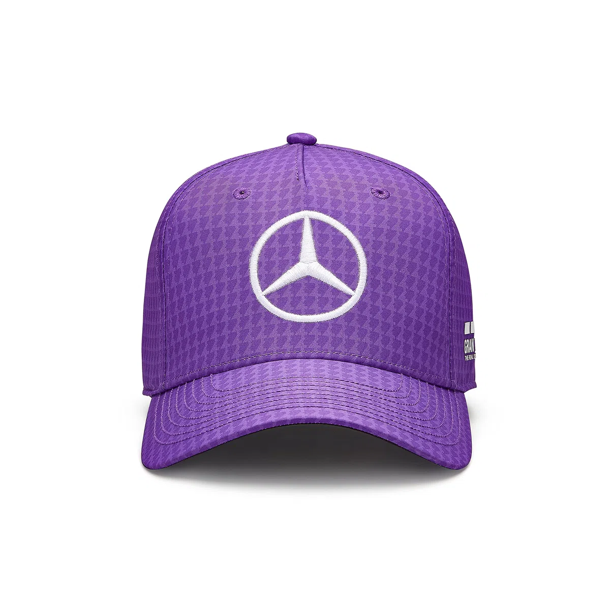 Mercedes AMG Petronas Formula One Team - Gorra Infantil de Lewis Hamilton 2023 - Morado - Talla única