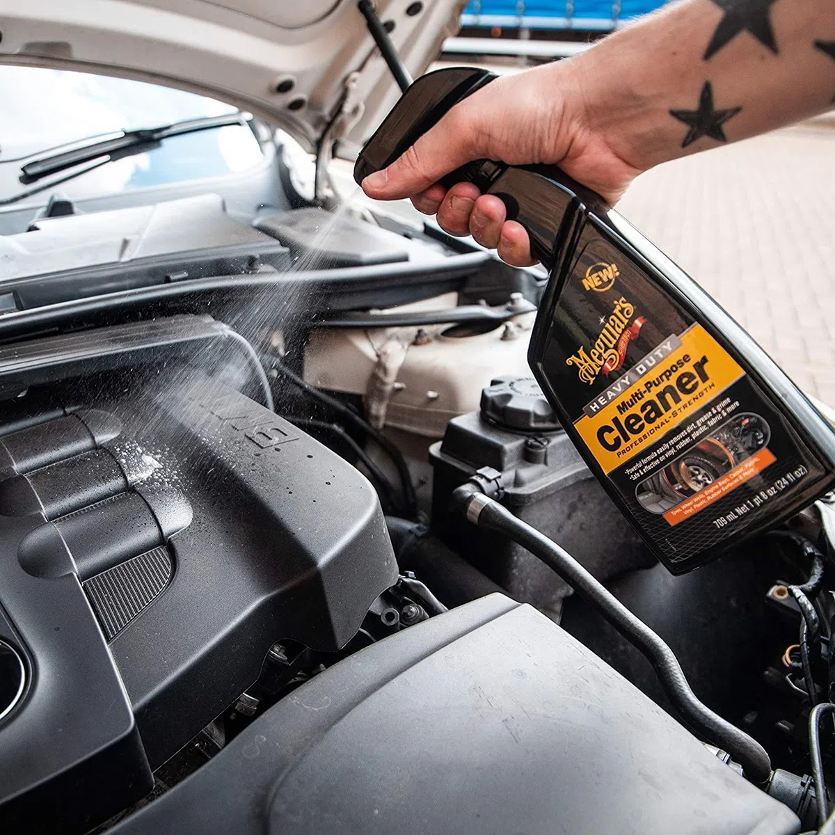Meguiar's G180224 Heavy Duty Multi Purpose Cleaner - Limpiador Multiuso para coche, 710 ml