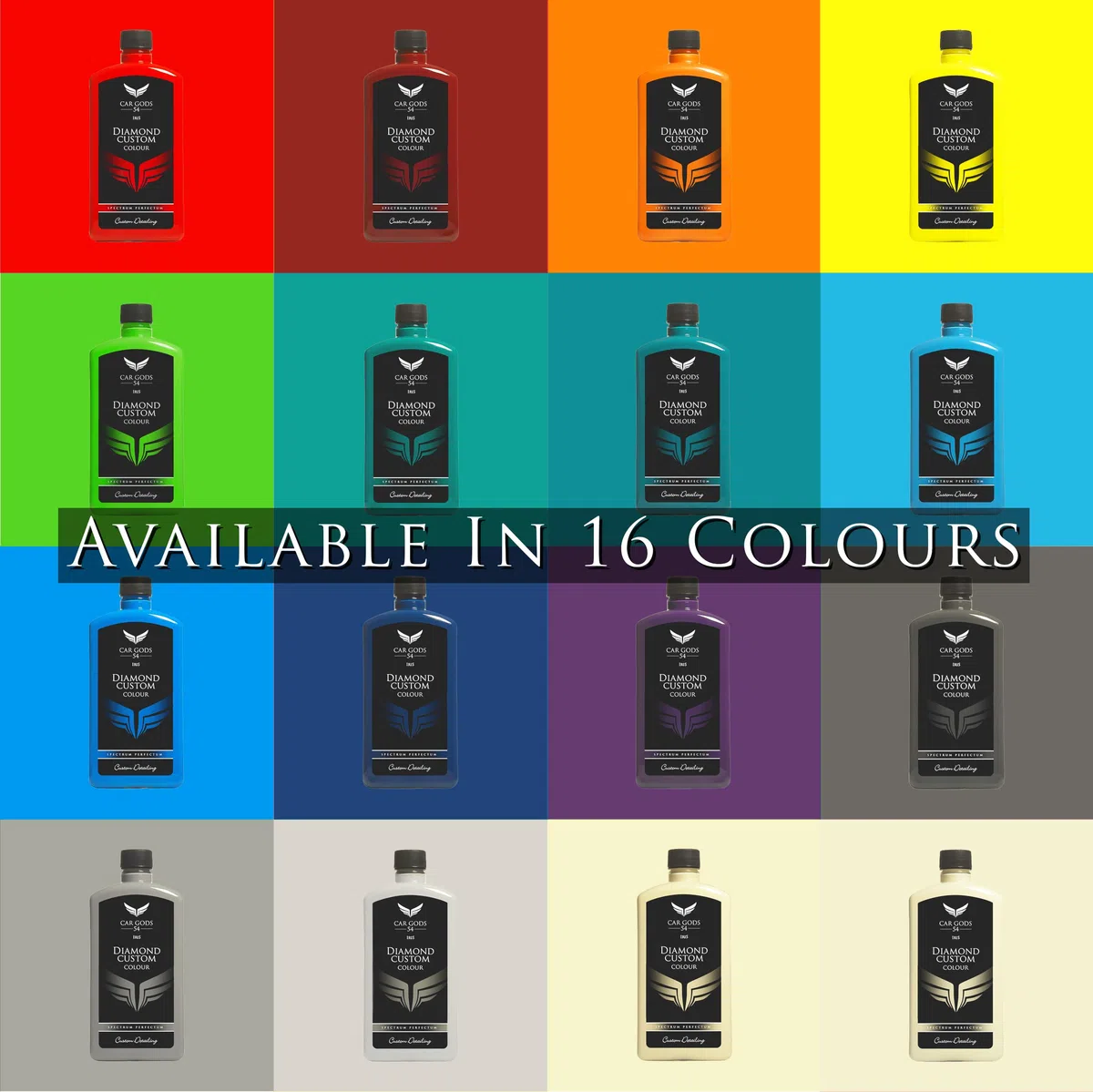 Car Gods Iris, Renovador de Pintura Negra, 500 ml