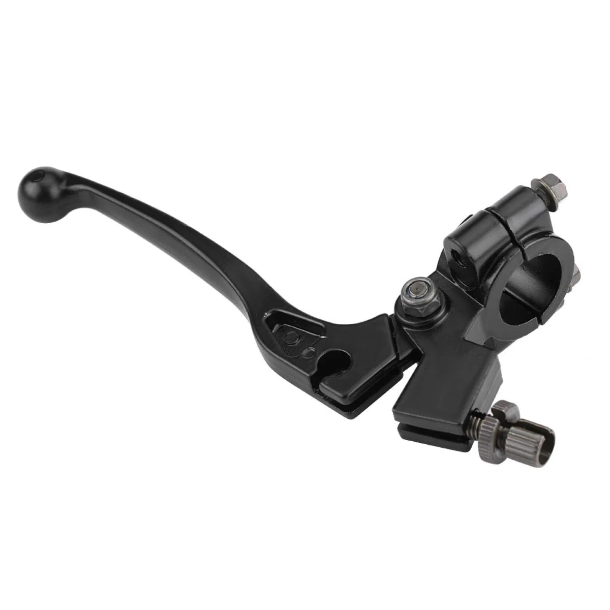 Palanca de embrague, manillar de 22 mm y 7/8 pulgadas, palanca de embrague de aluminio plegable con percha negra para - Dirt Pit Bike