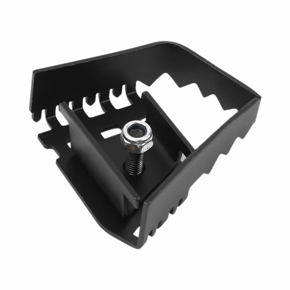 Pedal de freno Ampliar extensión motocicleta para F800GS F700GS F650GS R1150GS R1200GS Extensor de Almohadilla de Freno Trasero Parte de Recambio Acero inoxidable(Negro)