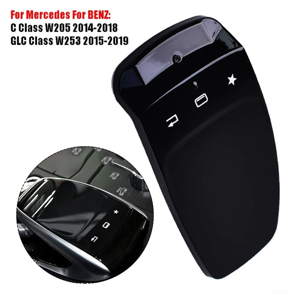 Consola negra con panel de control de escritura a mano para panel táctil Glc-class W253 (2015-2019) - Función de reemplazo directo para coche - Clase C W205 (2014-2018) Plus