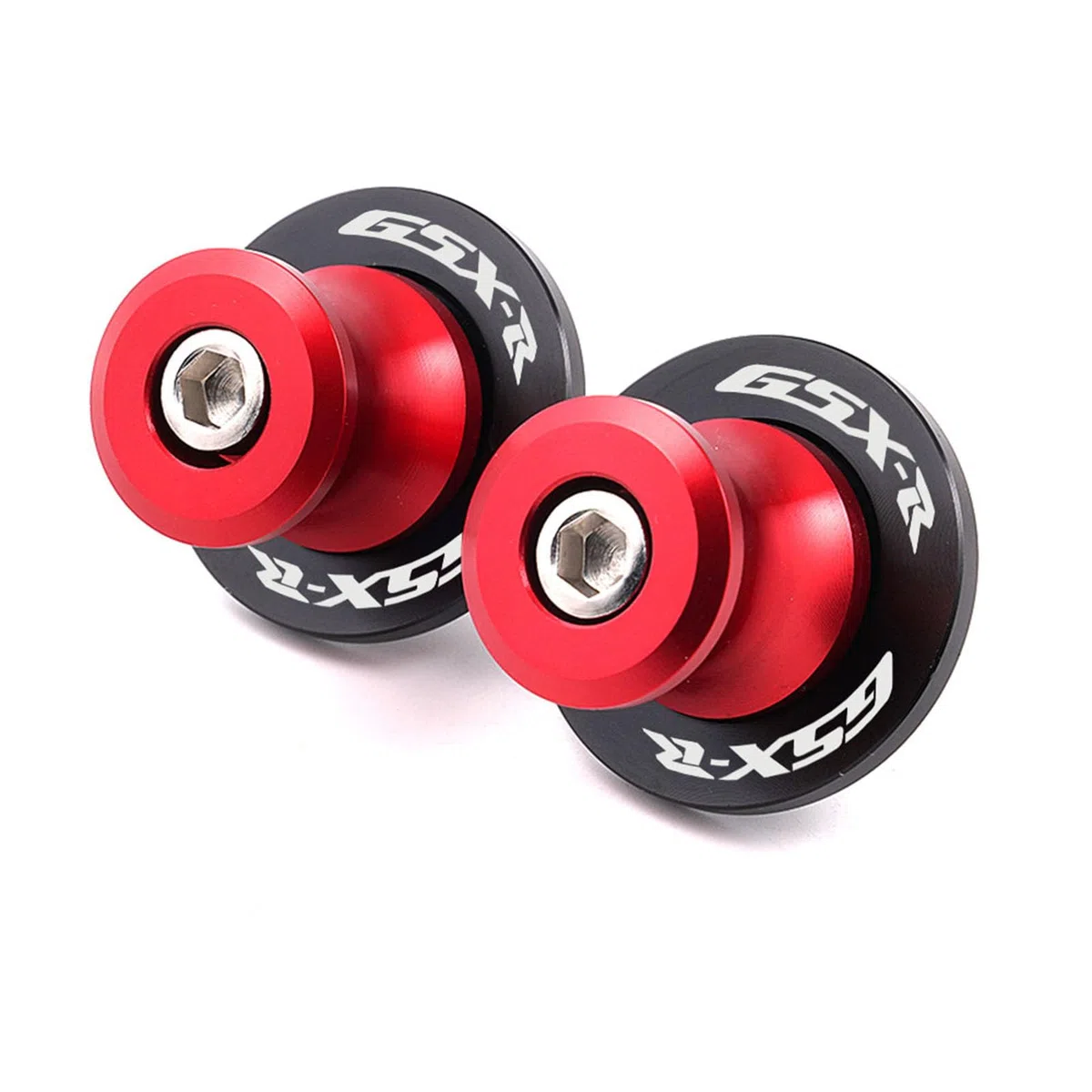 para Suzuki GSXR 600 750 1000 GSX R 600 750 1000 1998-2023 2022 accesorios de moto CNC 8MM Bobinas de Amortiguador Tornillos de Soporte (Rojo)