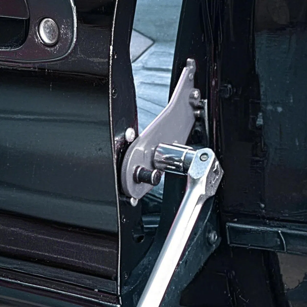 Herramienta de ajuste de puerta, ajustador de puerta de coche profesional multifuncional, herramientas de alineación de puertas de coche ajusta bisagras de puerta para casi todos los automóviles y