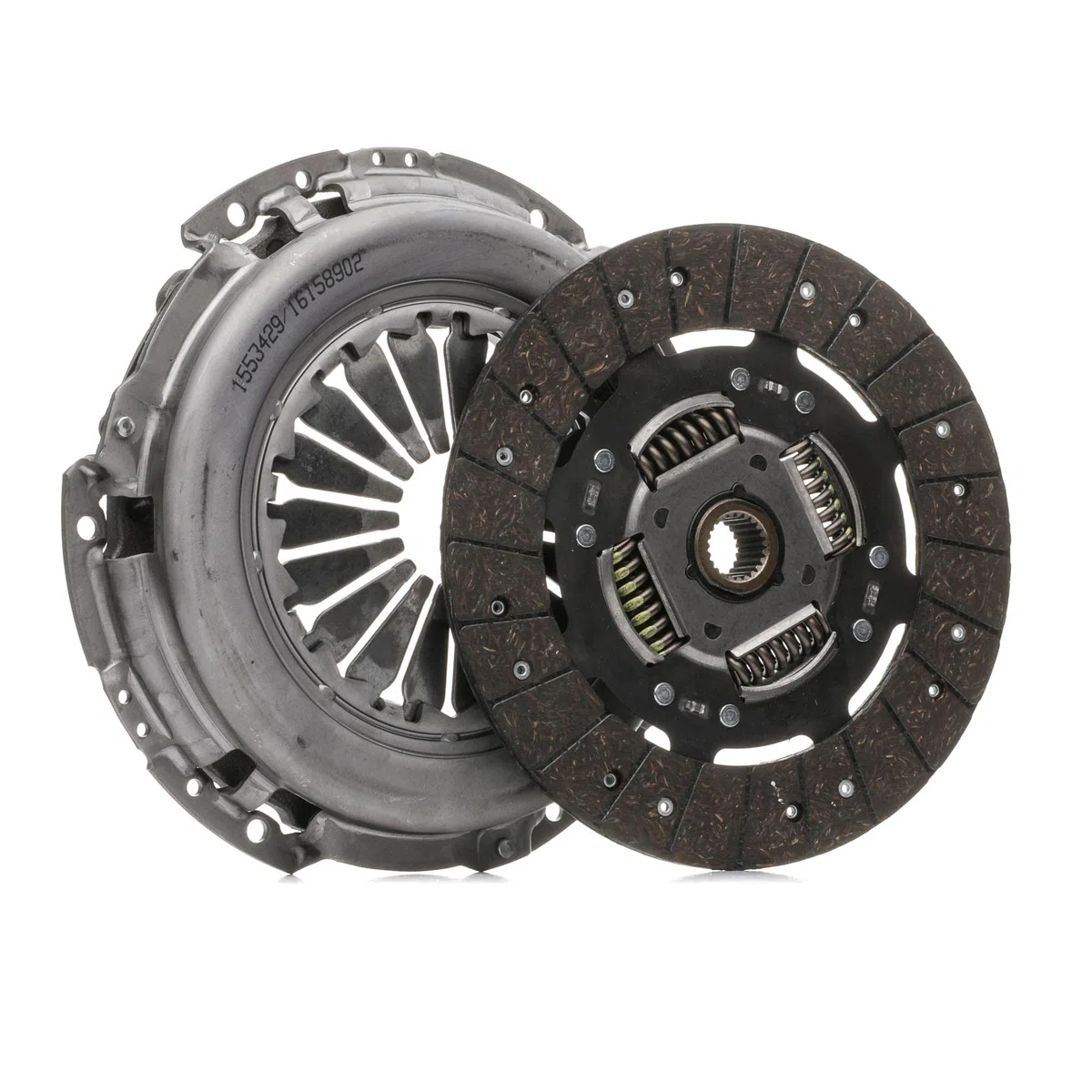 RIDEX 479C3170 Kit de embrague con placa de apriete de embrague con plato de embrague sin cojinte de desembrague Compatible con FORD Transit Mk6 Furgoneta V347, V348, FA