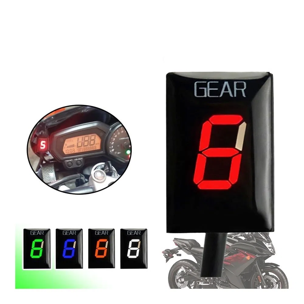 Indicador Cambio de Marchas Para Yam&aha FZ1 FZ1N FZ6 FZ1S FZ 1 1N 1S FZ 6 S2 FZ6R FZ 6R Accesorios De Motocicleta Indicador De Marchas Montaje Pantalla De Marchas De Velocidad