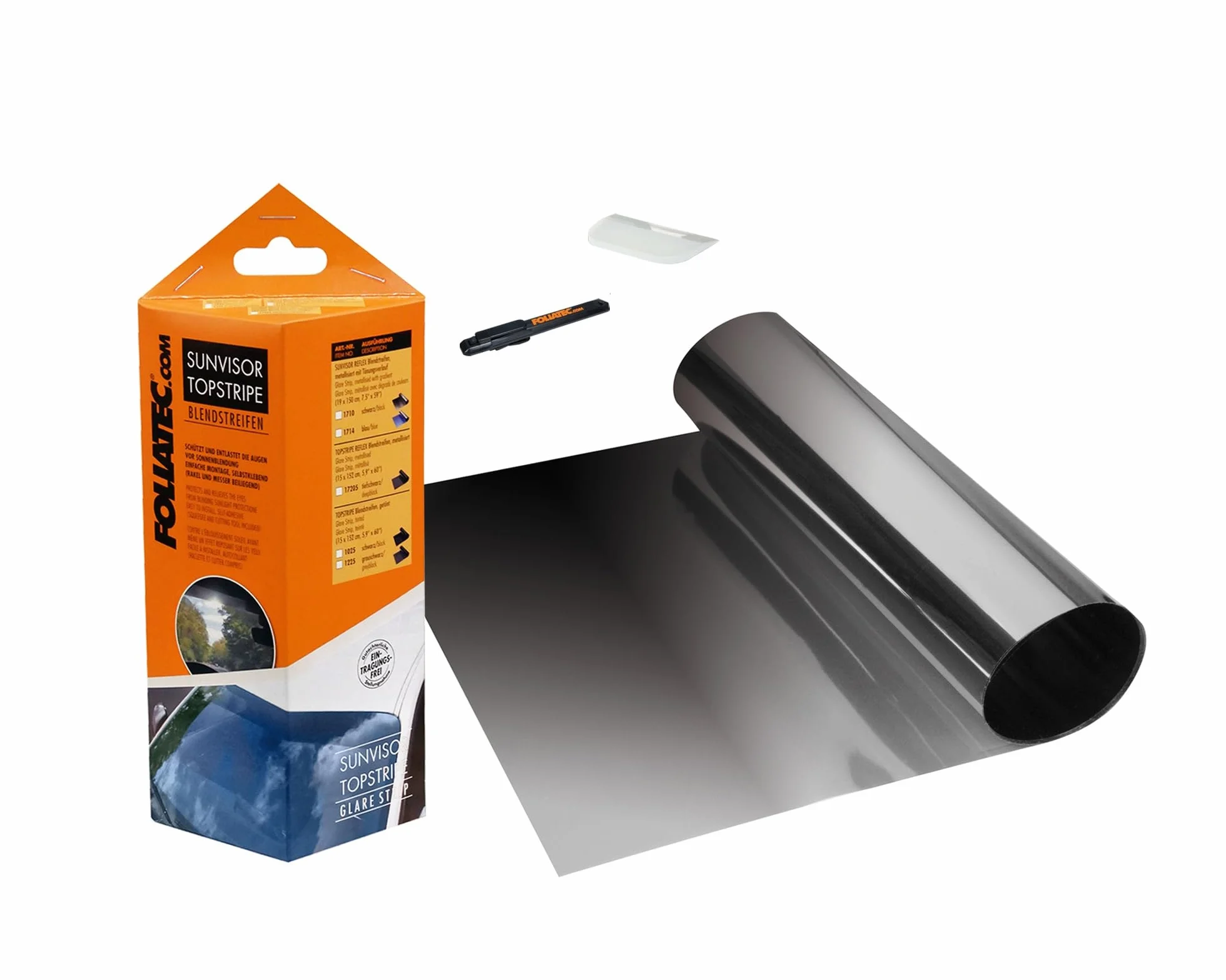 SUNVISOR REFLEX Blendstreifen, schwarz