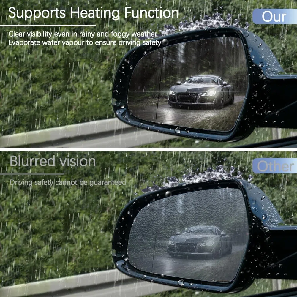 Cristal de Espejo Retrovisor Compatible con Audi A3 A4 A5 Retrovisor Exterior Izquierdo Calefactable Asférico Espejo Retrovisor Coche Repuesto con Panel