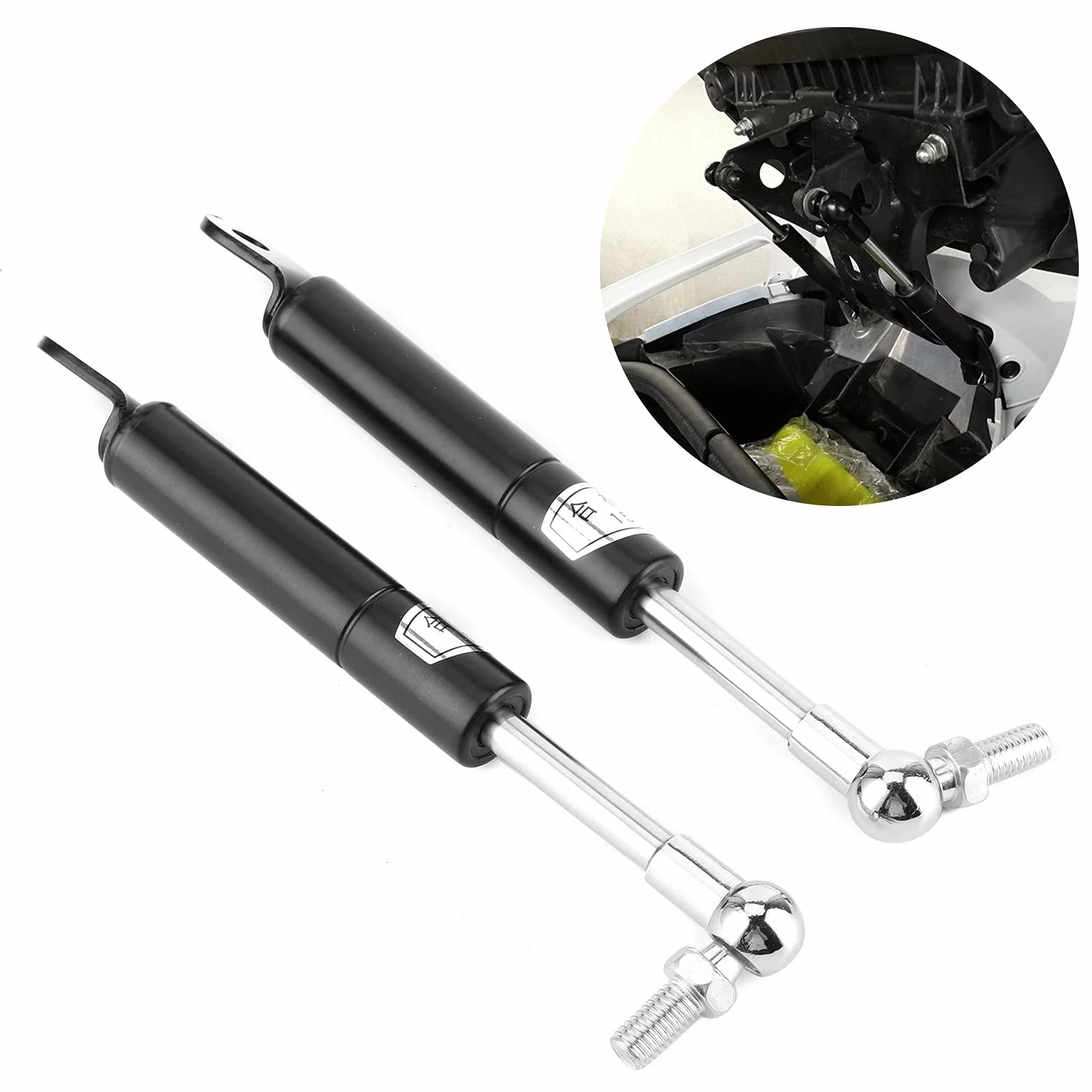 Tbest, Otros 2 uds., Amortiguadores de Elevación de Motocicleta, Resorte de Gas para Sillín, Apto para T-MAX 500/T-MAX 530