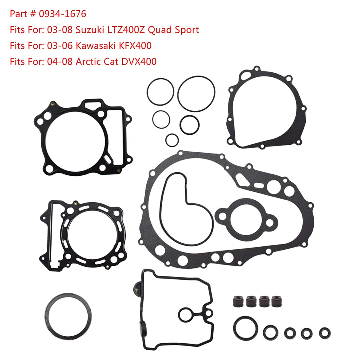 Juego completo de juntas superior e inferior para Suzuki LTZ400 Z400 LTZ 400 Sport 03-08 Made