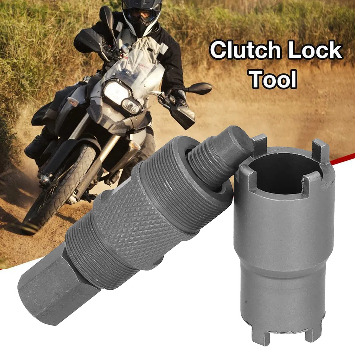 Kit de extractor de volante magnético de 2 piezas, 24 mm 27 mm y herramienta de llave de tuerca de bloqueo de embrague de 20 mm 24 mm para GY6 50CC 125CC 150CC