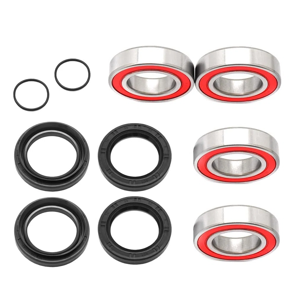 Rodamientos y sellos de rueda delantera apto para Yama-ha Big Bear 350 400 Grizzly 350 400 450 Kodiak 400 450 Wolverine 350 450 Rhino 450 660 700