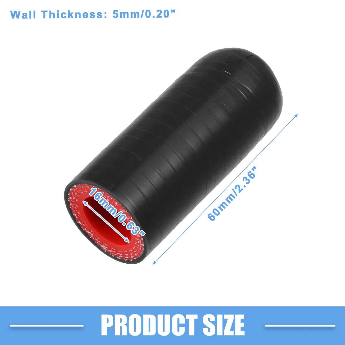 A ABSOPRO Tapón de Silicona para Tapa de Refrigerante de 16mm 0.63" ID Calentador de Refrigerante para Automóvil