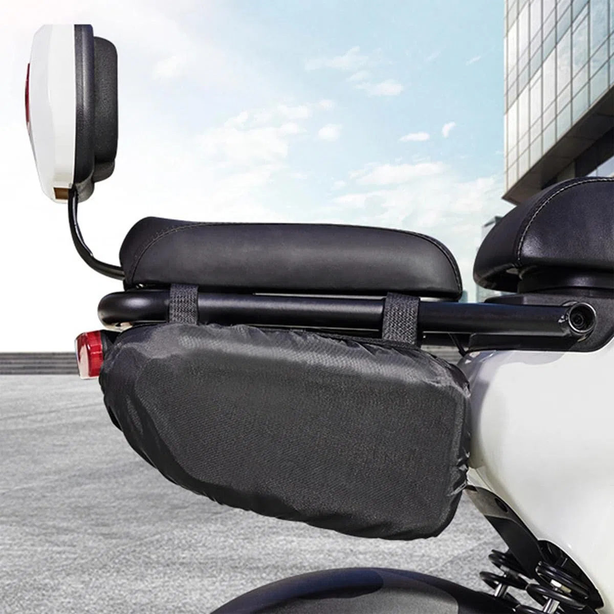 Bolsas para sillín de motocicleta de 2 piezas, de fibra de carbono, rígidas, impermeables, de EVA, de 2 l, laterales impermeables con correas de montaje rápido para expediciones y todoterreno.