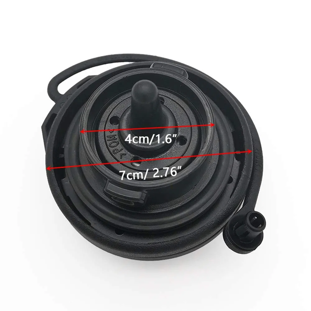 Tapón de tanque de combustible Interno Tapa del Depósito de Gasolina Repuesto para A3 A4 A5 A6 A7 A8 Q3 Q5 Q7 Accesorios de Negro Plástico para Coche