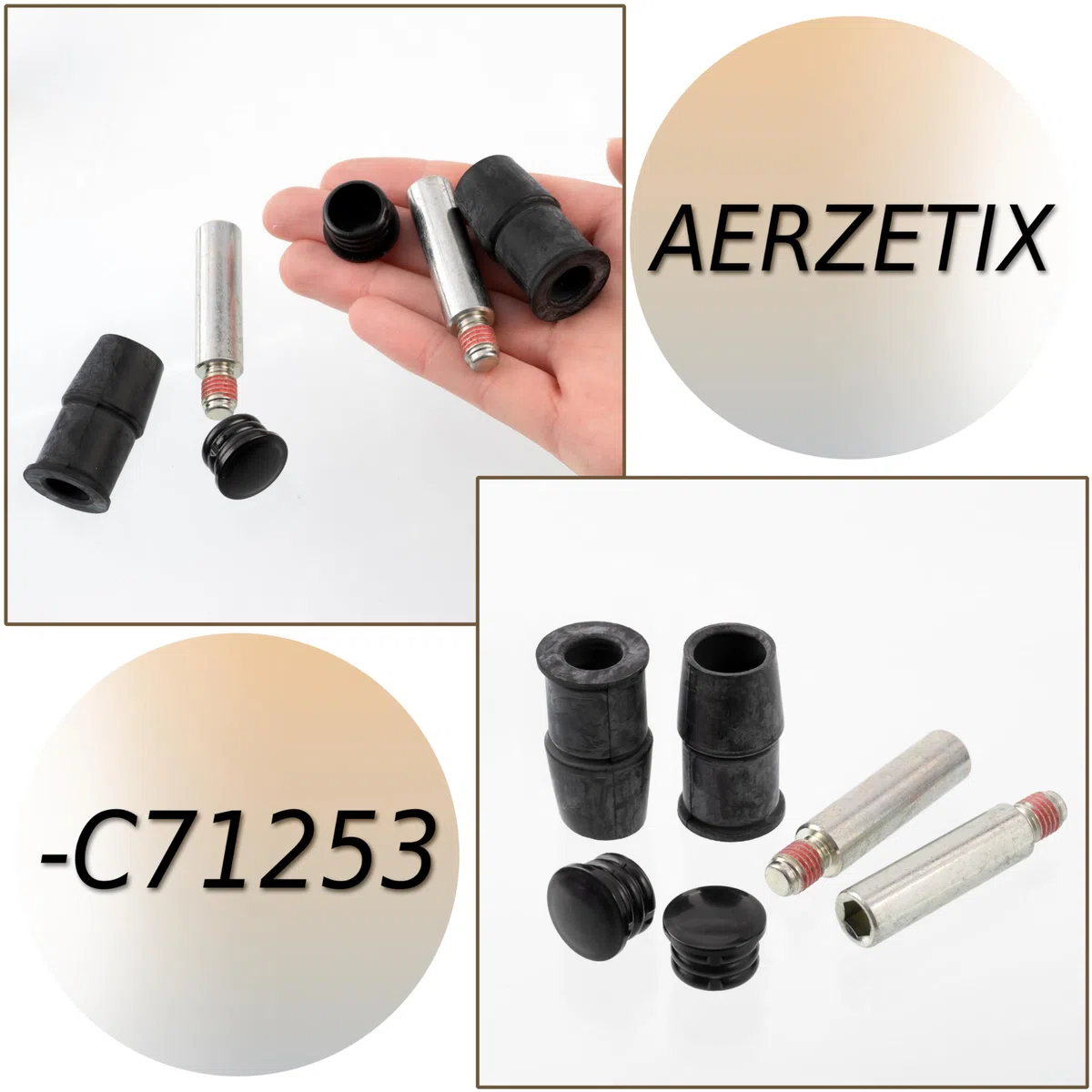 AERZETIX - C71253 - Casquillo de guía , pinza de freno - compatible con números OE 251 615 219