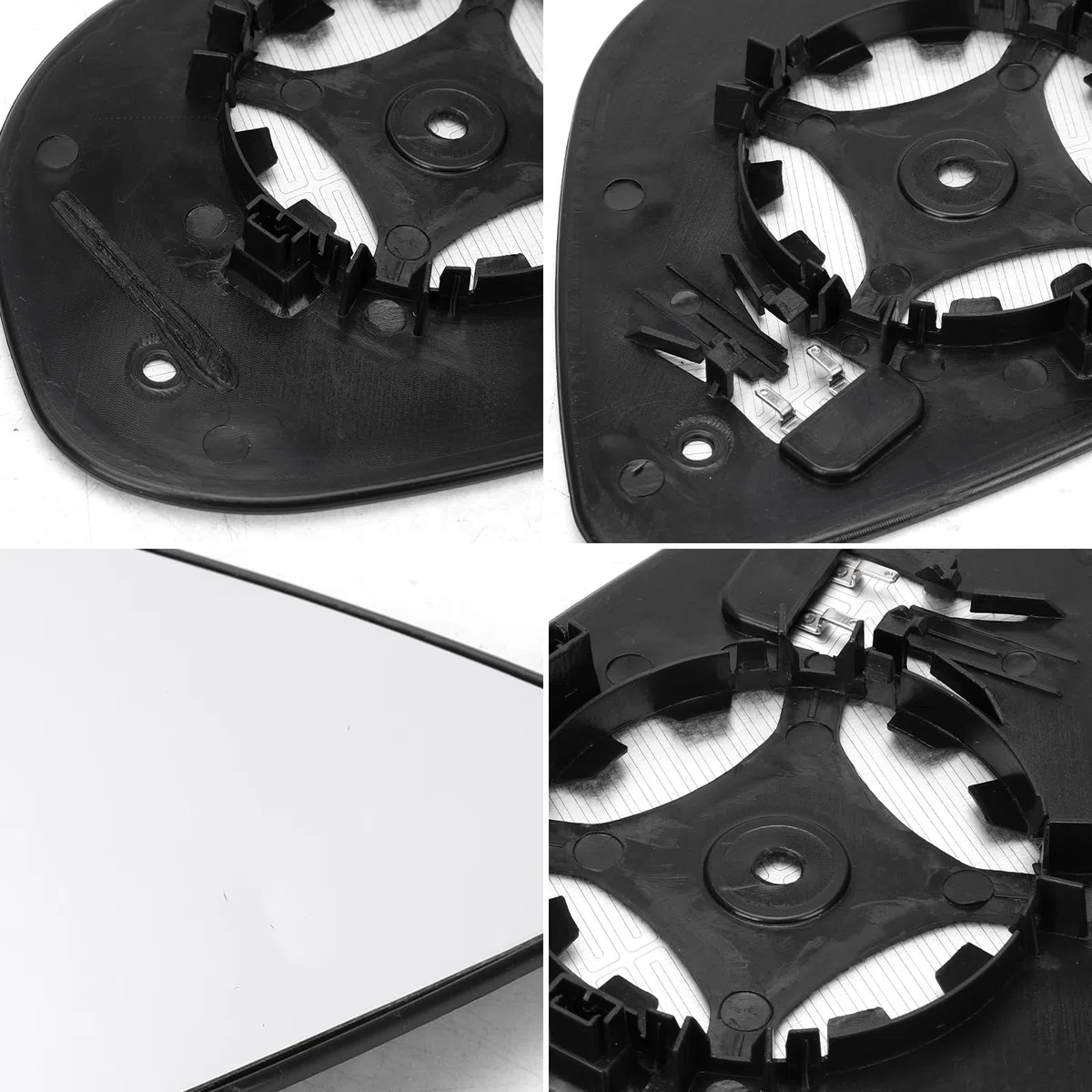 Espejo Retrovisor Reemplazo para Renault Kangoo II 2013-2021, Espejo Retrovisor Exterior Hiperbólico con Calefacción Cristal Vidrio Esférico Izquierdo o Derecho (Derecho)