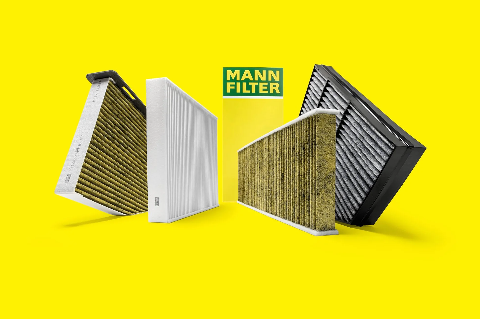 MANN-FILTER CUK 3461 Filtro de aire de cabina - Filtro de Polen con Carbón activado - para Automóviles + Vehículos de transporte