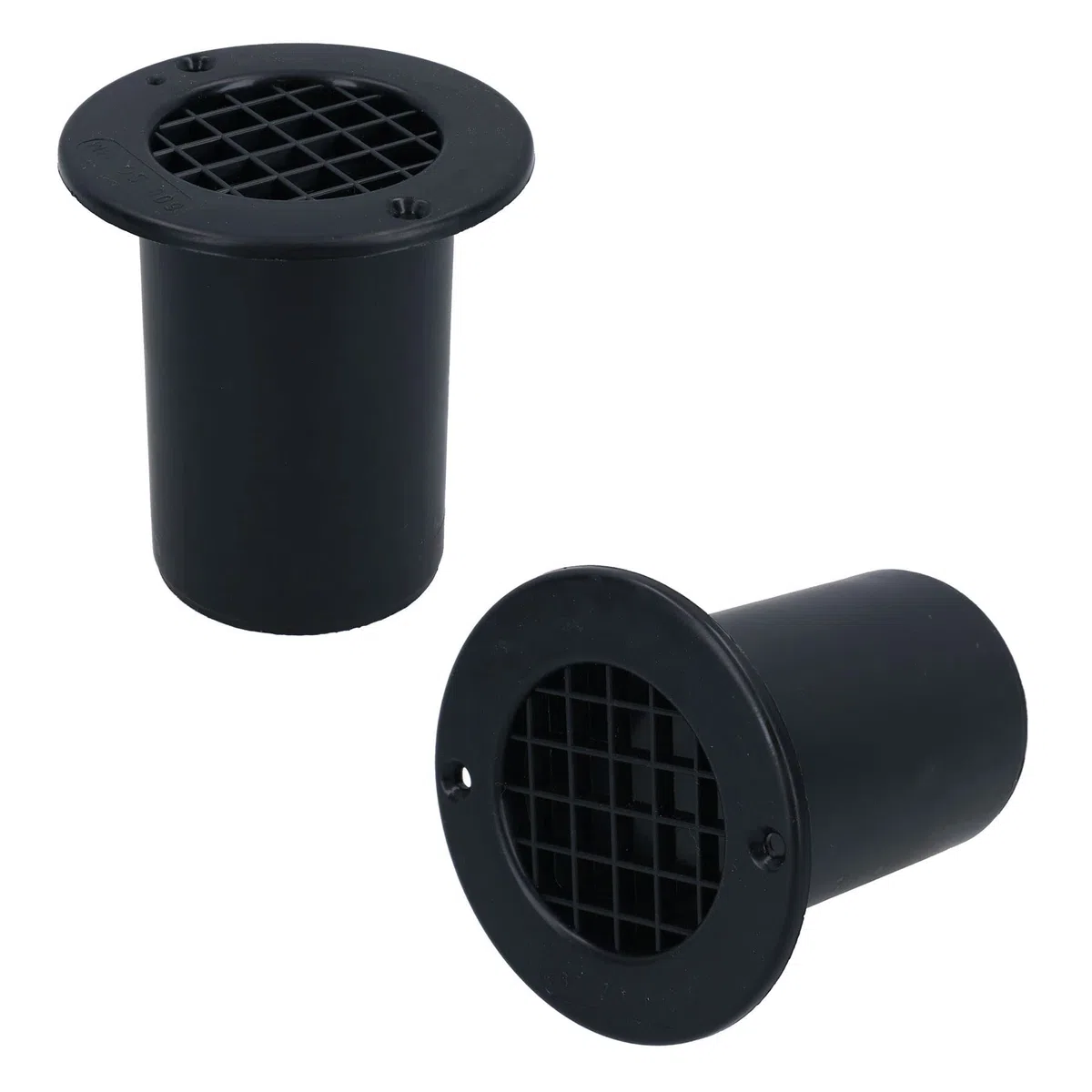 AB Tools Ventilación de suelo de gas con brida de 75 mm de largo, para caravana o autocaravana