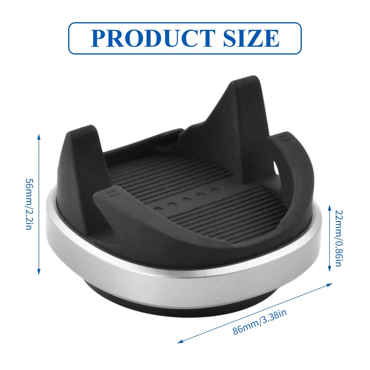 Soporte Móvil para Coche, Universal Porta de Teléfono para Salpicadero, Soporte de Silicona Antideslizante para Teléfono, Accesorios Multifuncionales Vehículos