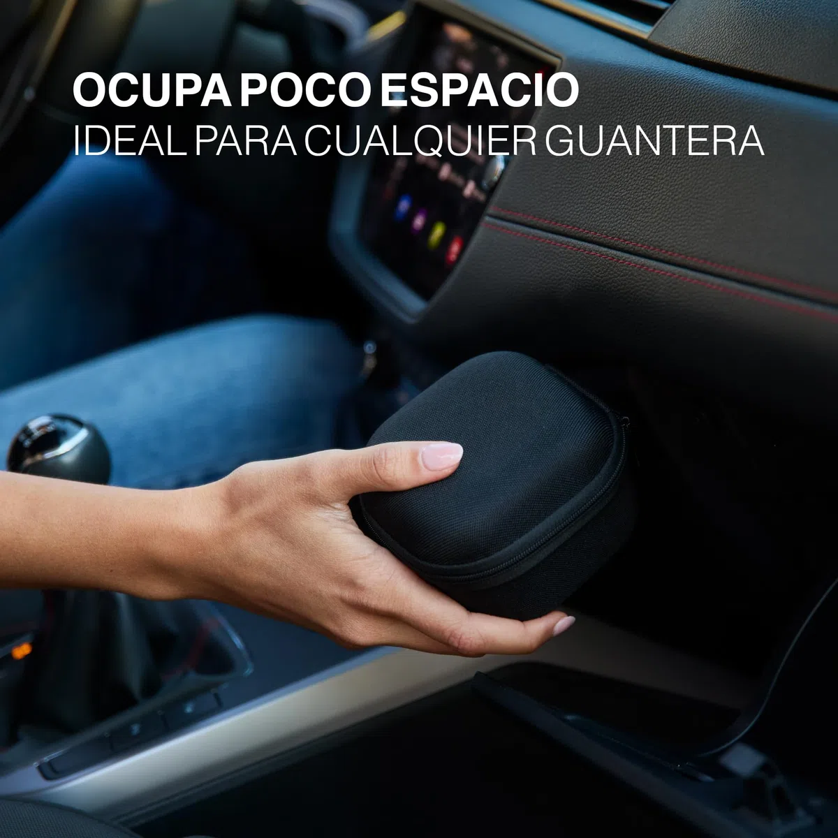 SafetyTech - Luz Emergencia Coche Homologado DGT, con SIM Telefónica y Datos Gratis hasta 2038, Baliza V16 Homologada DGT con Geolocalizador 3.0 + Funda Accesorios Coche, V16 con Geolocalización