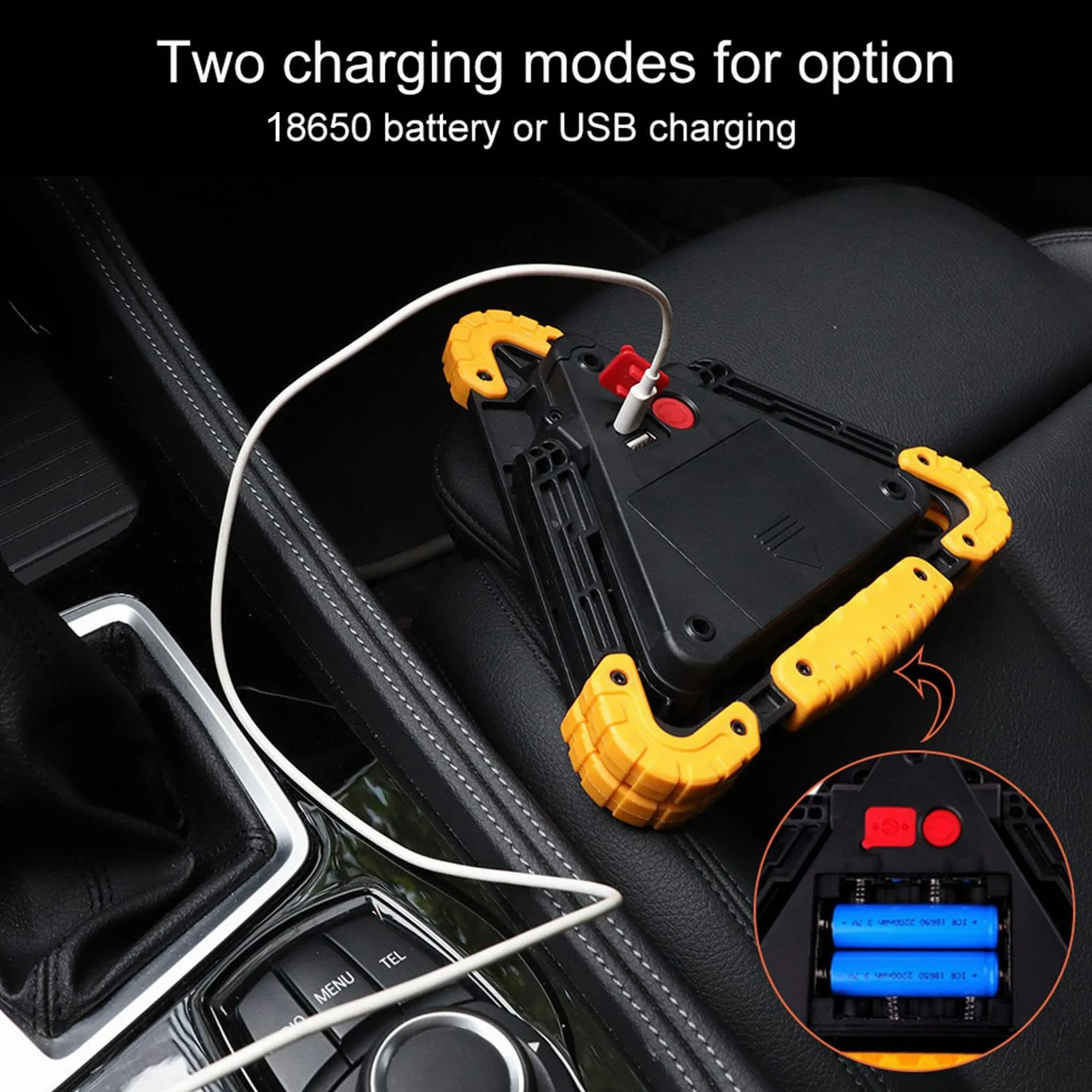 TriáNgulo Luz Emergencia, LED Roja Triángulo de Advertencia para Coche, Señal de Parada Triangular de Seguridad de Emergencia para Avería de Coche Multifunción de 30W, para Advertencia de Emergen