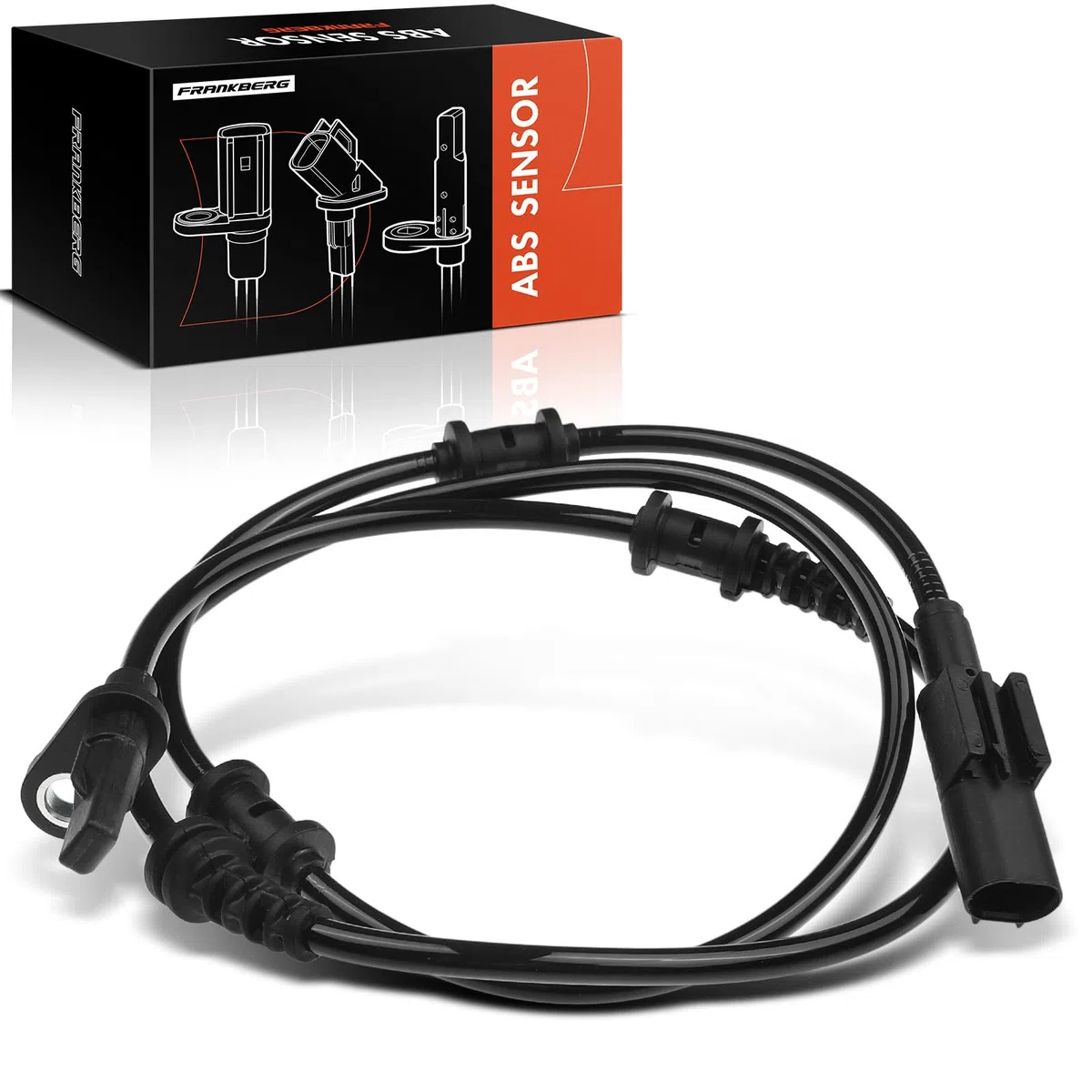 Frankberg Sensor de velocidad de ruedas Sensor ABS 2 Polos Compatible con Clase B W242 W246 GLClase A X156 Clase A W176 CLA Shooting Brake X117 CLA Coupé C117 Replace# A2465402510