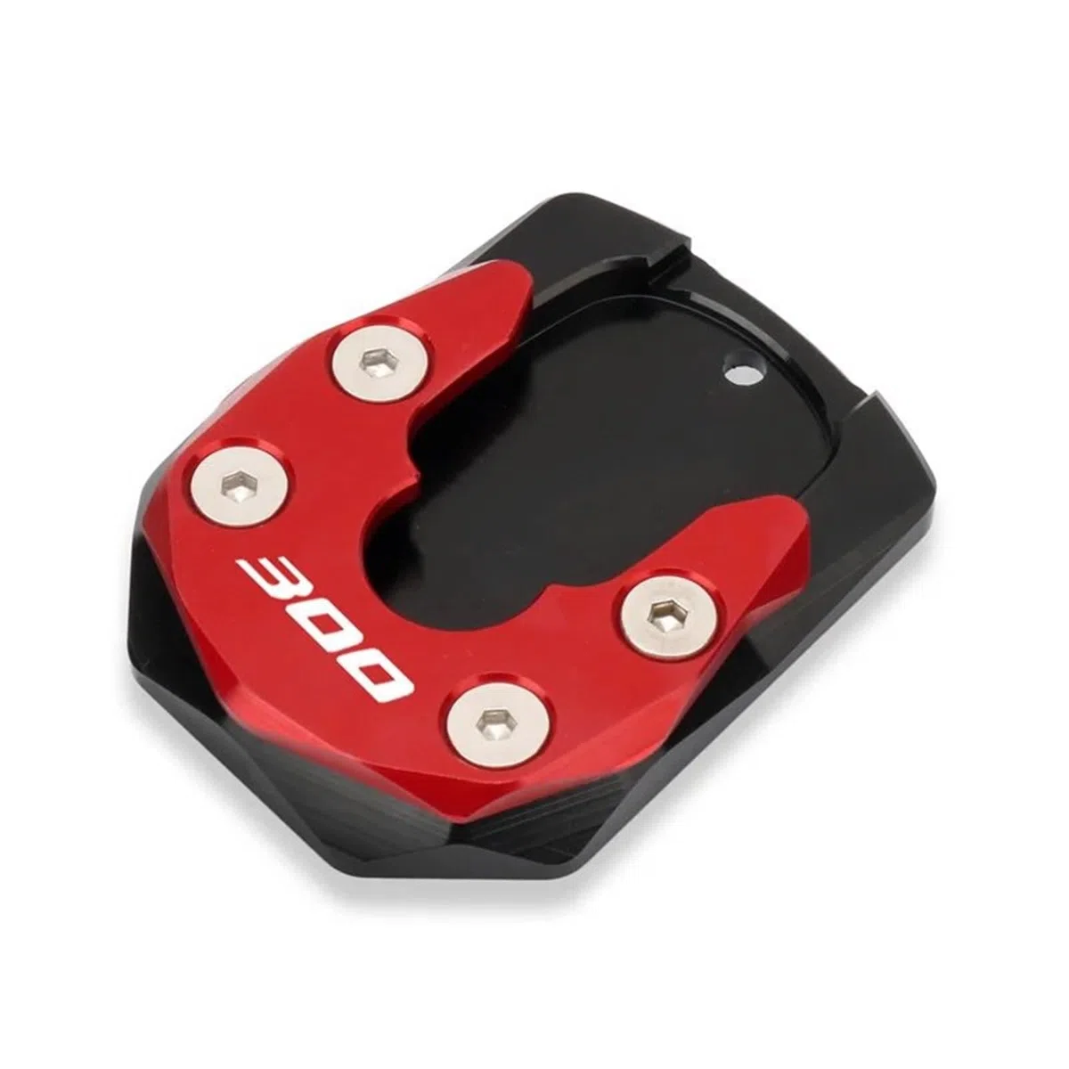 para Yamaha XMAX300 X-MAX 300 X-MAX300 2023 + Motocicleta CNC Soporte Lateral Extensión Placa De(300 Red)