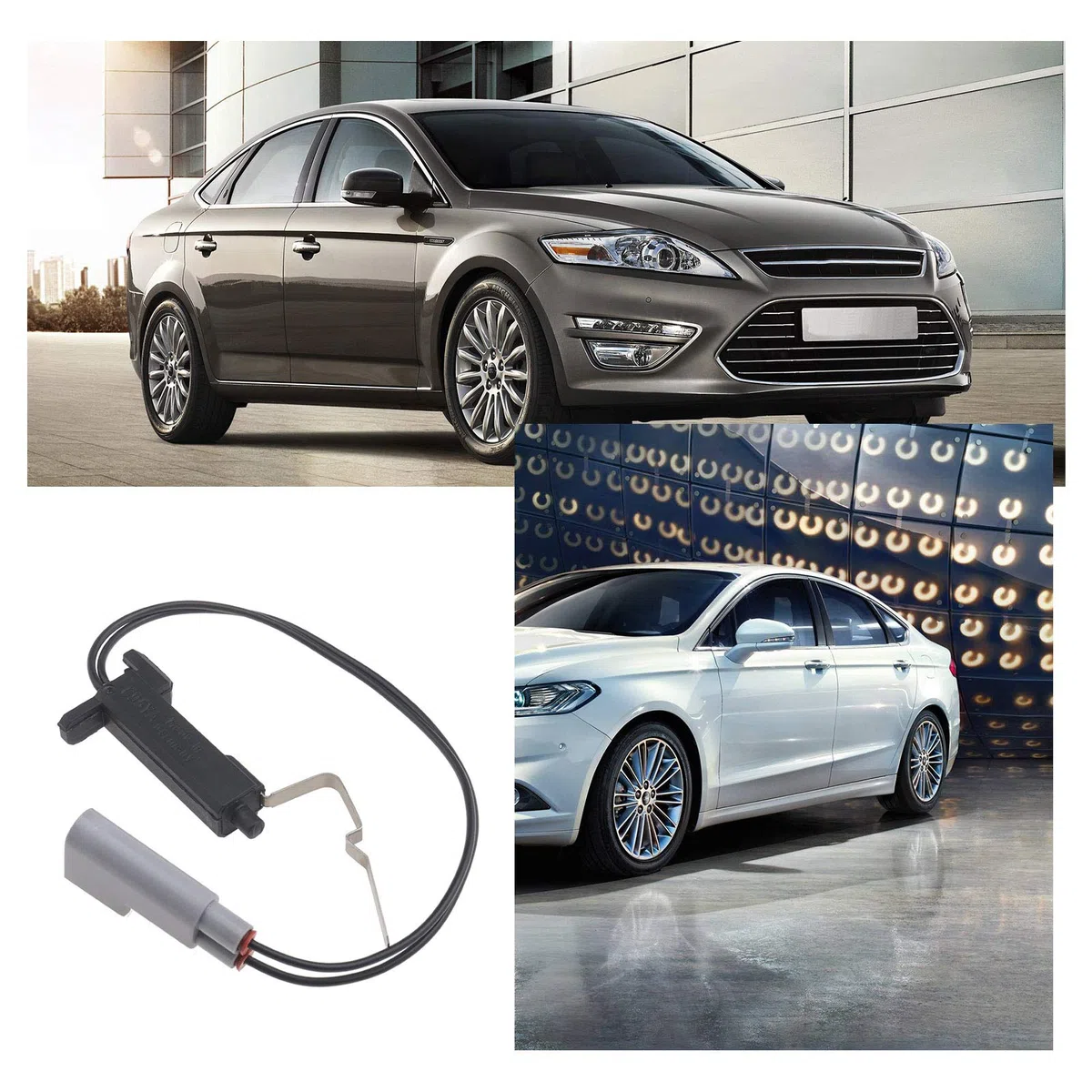 Sensor de Temperatura Exterior Del Coche 1S7F-10K936-AA Sensor de Temperatura Del Aire Ambiente Compatible con Fiesta MK5 MK6 MK7 Compatible con Focus MK1 MK2 Mondeo