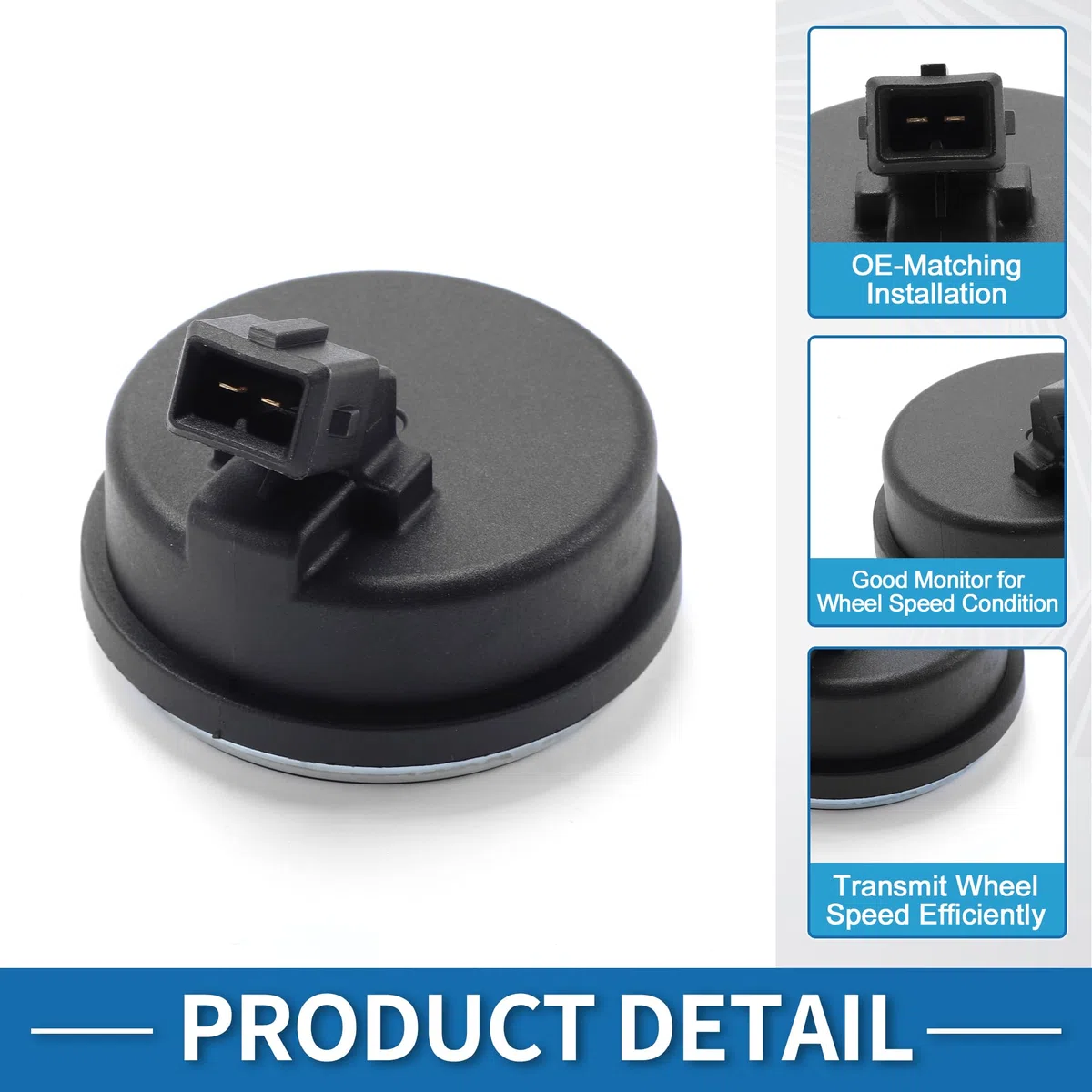 A ABSOPRO Sensor Velocidad Abs Trasero Para Kia Picanto 17-20 1Pc | Posición: Trasera Izquierda Derecha, Material: Plástico, Metal, Caucho, Número Oe: 58980G6000