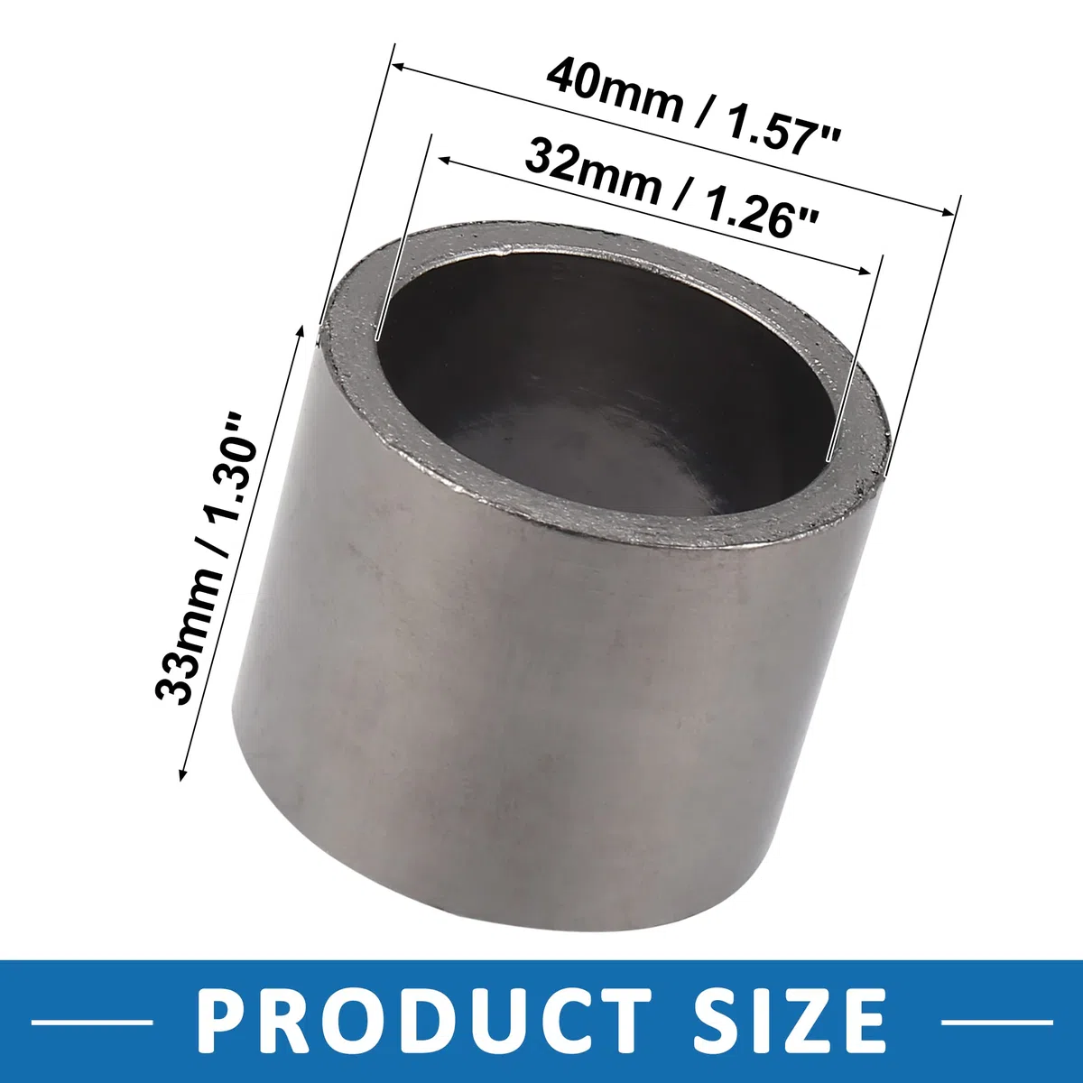 A ABSOPRO para Moto Escape Silenciador Tubería Junta Grafito 32mm ID 40mm OD