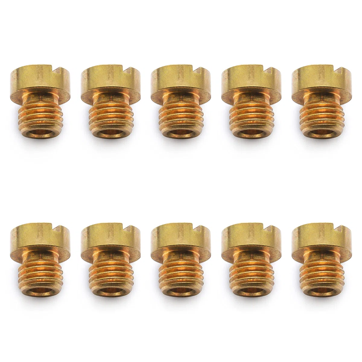 Easyboost Kit de 10 Chicles Alta 6mm para Carburador Dell'Orto PHBN-PHVA 12 y 17.5 Medidas 100-102-105-108-110-112-115-118-120-122 para Scooter Moto 50