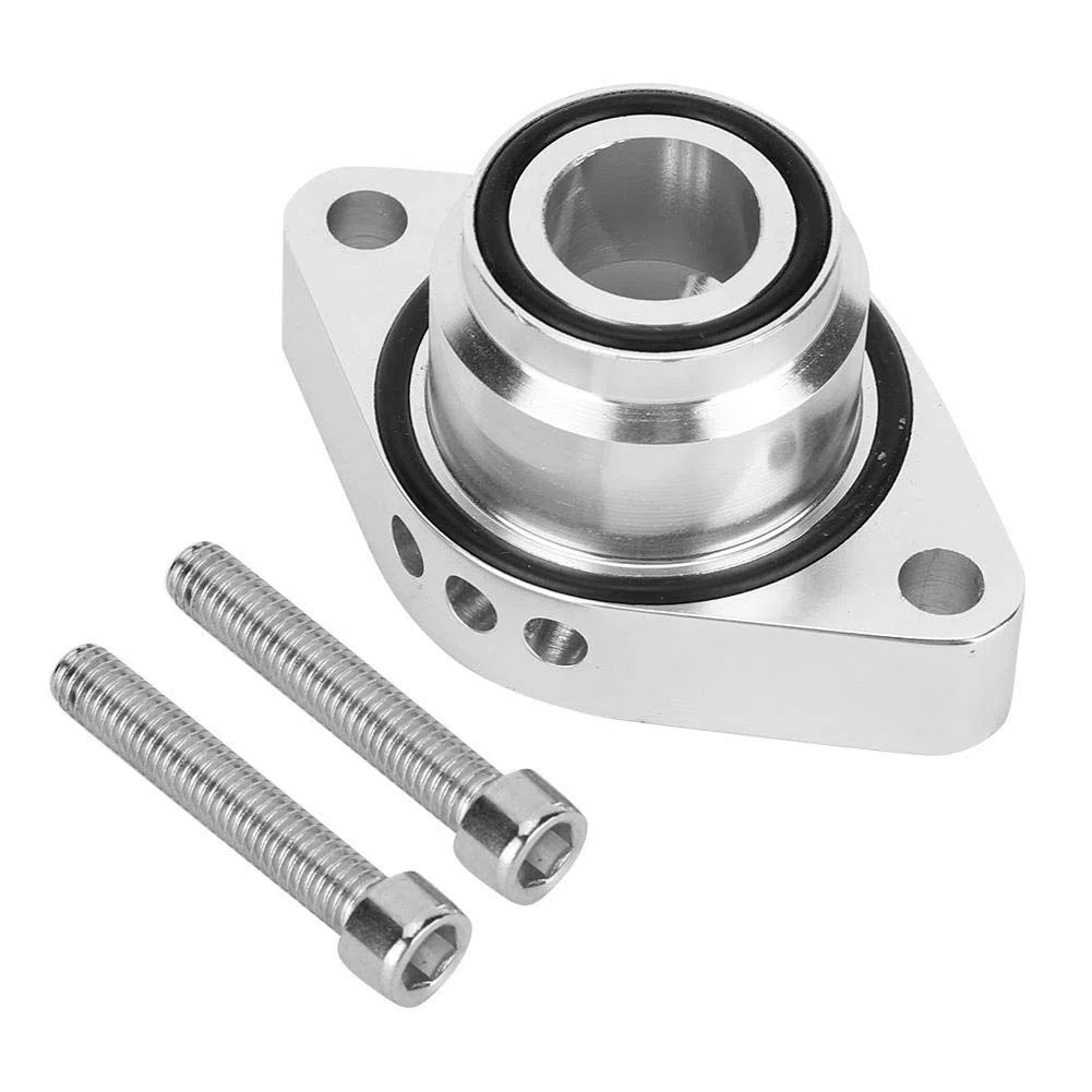 Akozón Base de Válvula de Descarga, Base de Válvula de Alivio de Presión de Descarga de Coche de Aleación de Aluminio BOV 1012 para Turbocompresor 1,4 Apto para A1 A3