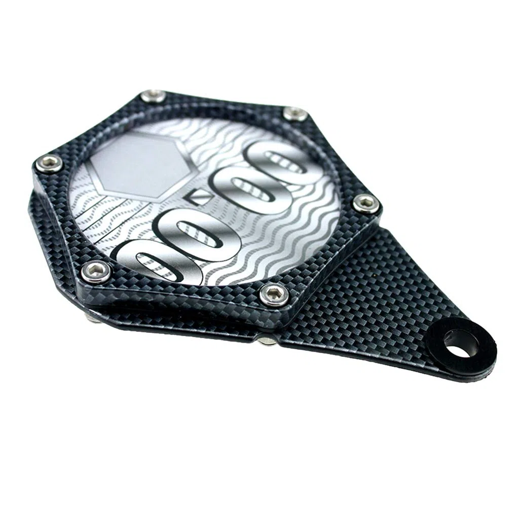 Soporte de Disco de Aleación Impuestos Para Moto Scooter Ciclomotor Impermeable,con Respaldo y Soporte de Aleación de Metal