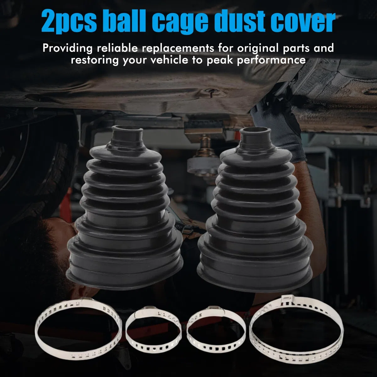 Fuelle Palier Universal, Universal Silicona CV Barco Velocidad Constante Eje de transmisión Polvo Cubierta Fuerte Elasticidad Coche Herramientas