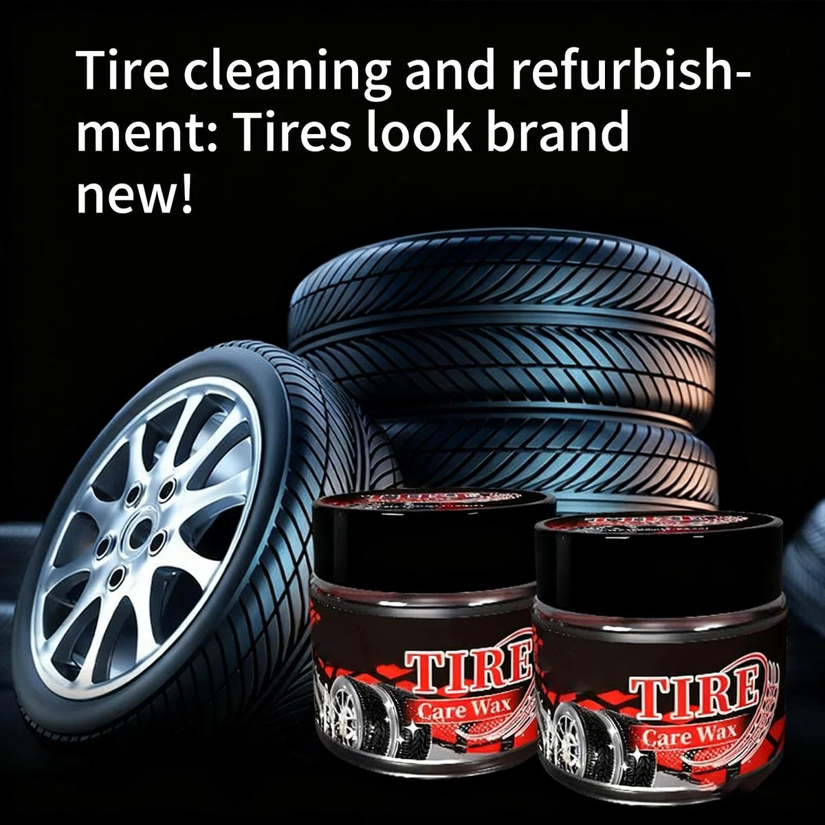 Cera para neumáticos, protección segura para caucho natural, protección para neumáticos de automóviles, para, principiantes, entusiastas, motocicletas, vehículos, interiores y exteriores