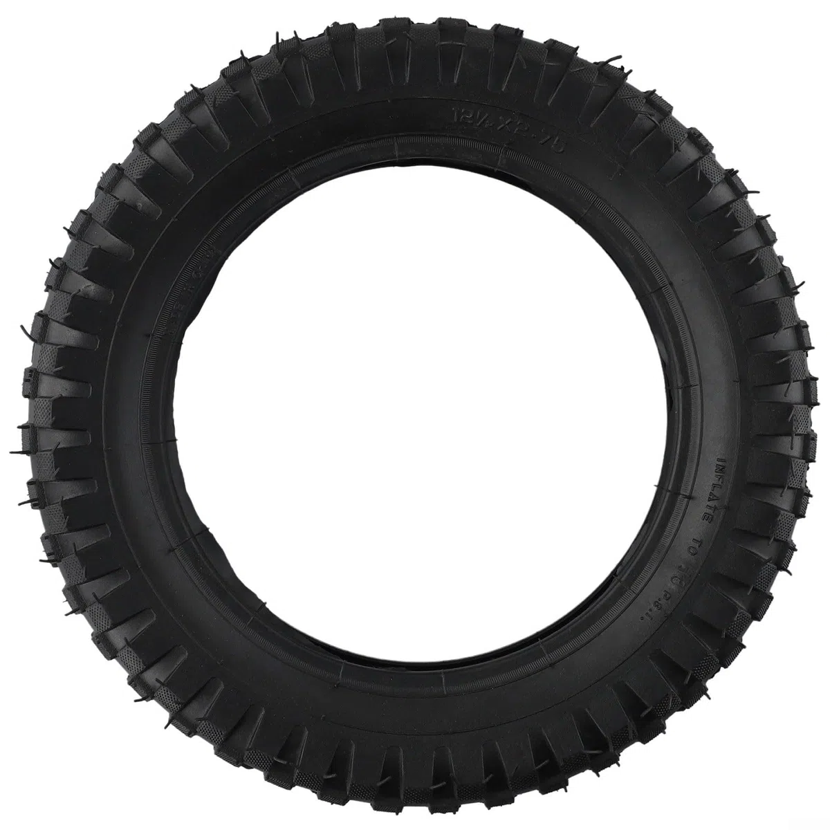 Juego de neumáticos y tubo interior de 12.5 x 2.75 para 49 cc para MINI Dirt Bike MX350 MX400 Scooter, neumático de goma de rueda todoterreno de 12 1/2 x 2.75 con válvula recta, color negro